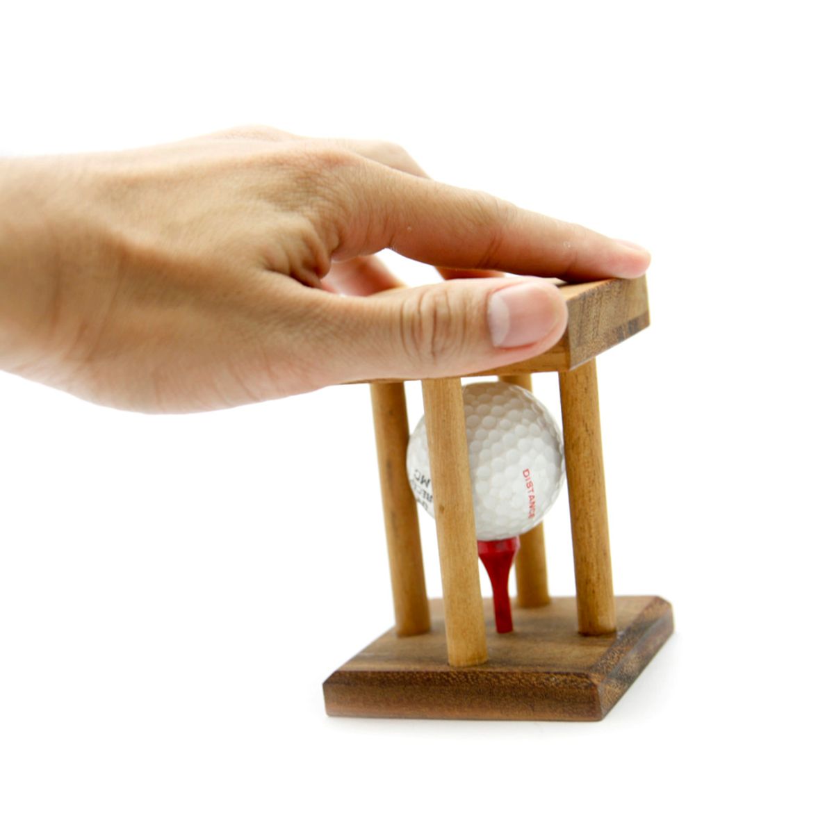 Få løs golfball puzzle IQ-nøtt