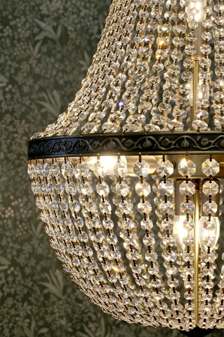 Hovedbilde Versailles fransk Lysekrone med glassprismer