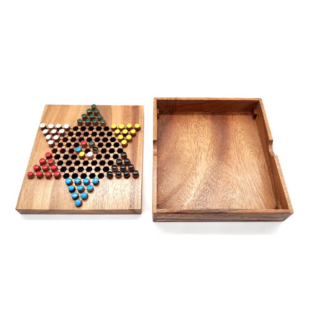 Kinasjakk i tre 17 cm