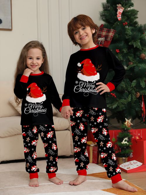 Hovedbilde Julepyjamas ´Nisselue´ til barn - Match hele familien
