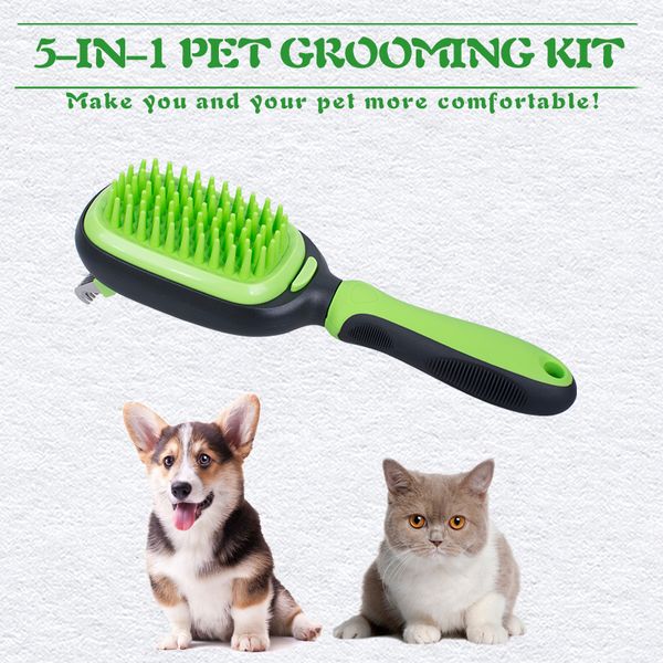 Hovedbilde Børstesett i 5 deler til kjæledyr