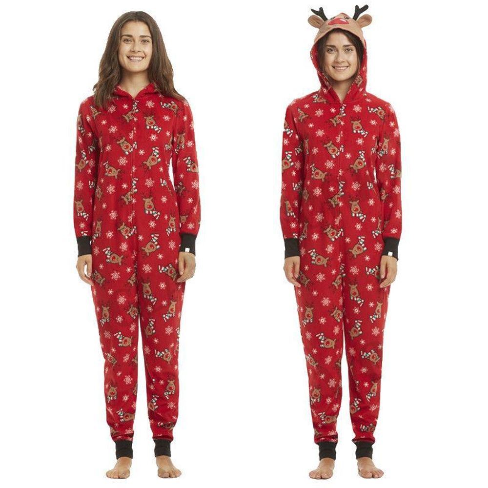 Julepyjamas jumpsuit Rudolf herre - Match hele familien