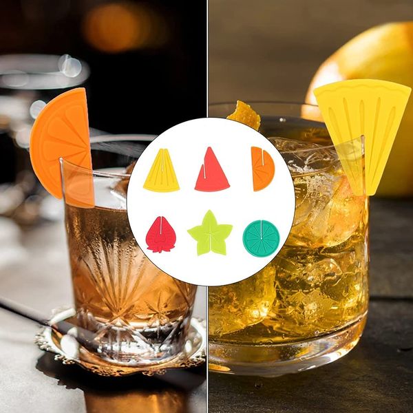 Hovedbilde Glassmarkør Frukt 6 stk