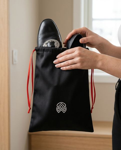 Hovedbilde Skopose til bunadsko i sort