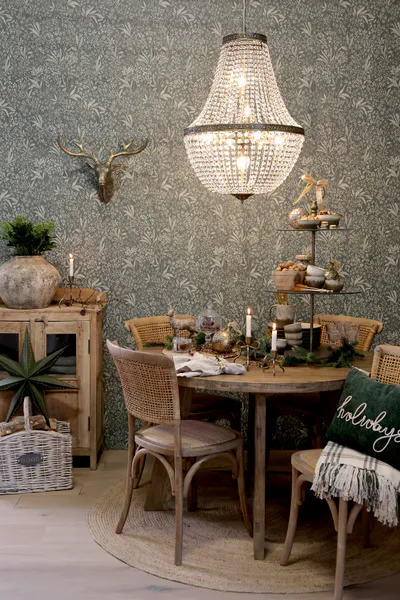 Hovedbilde Versailles fransk Lysekrone med glassprismer