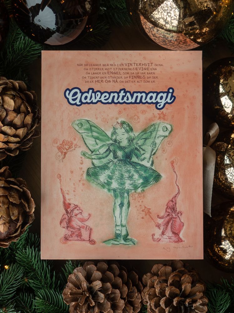Julekalender 2026 Bjørg adventsmagi godsaker/ oppmuntrende sitat