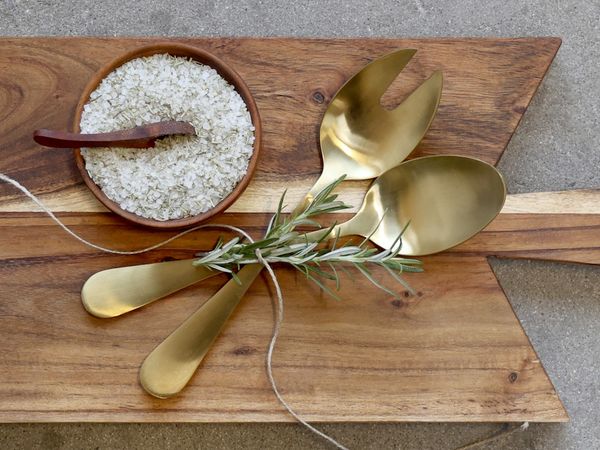 Hovedbilde Nordique Salatbestikk fra Chique Antique - gull