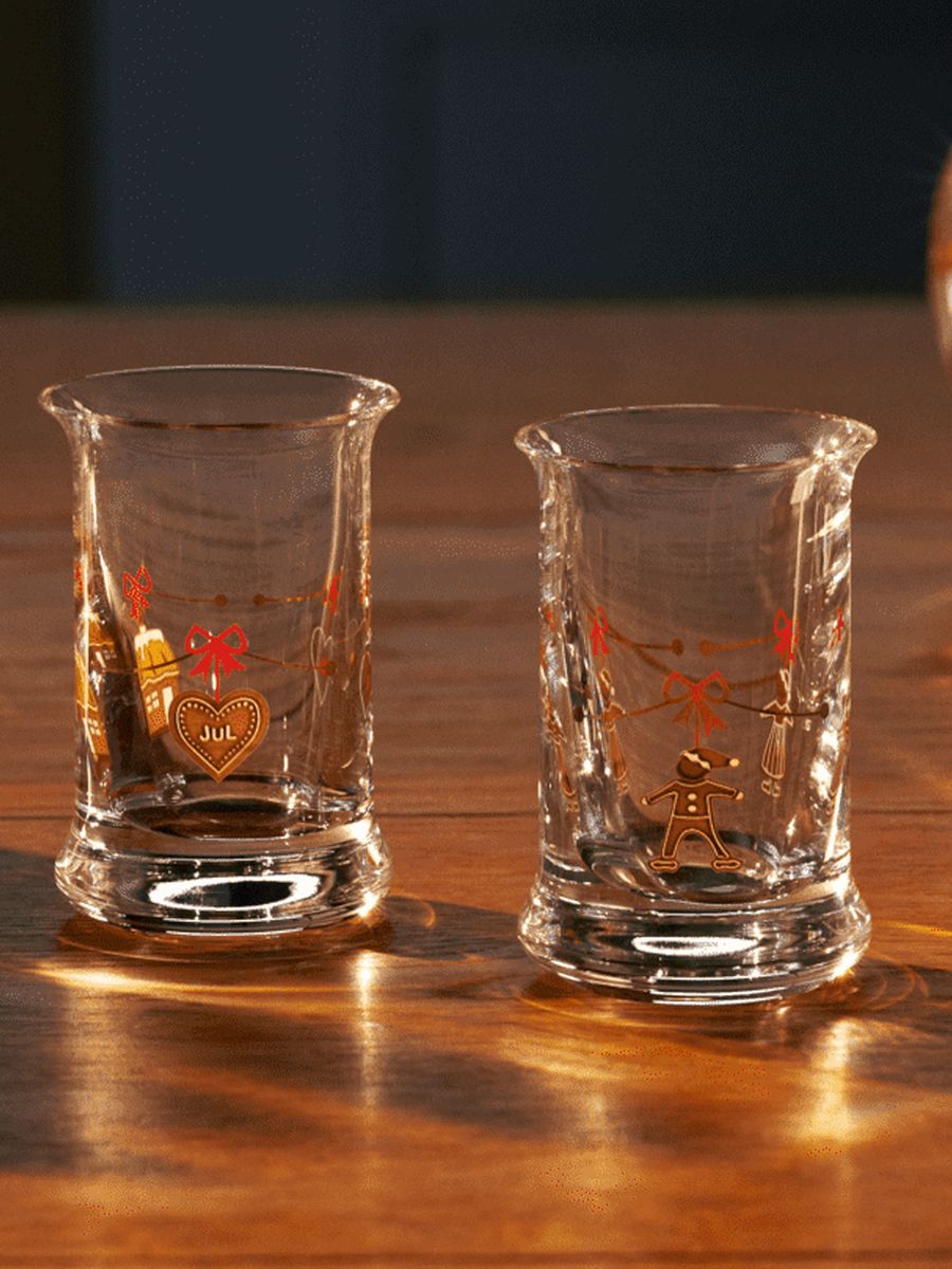 2 pk juleddrammeglass fra Holmegaard Christmas 2024