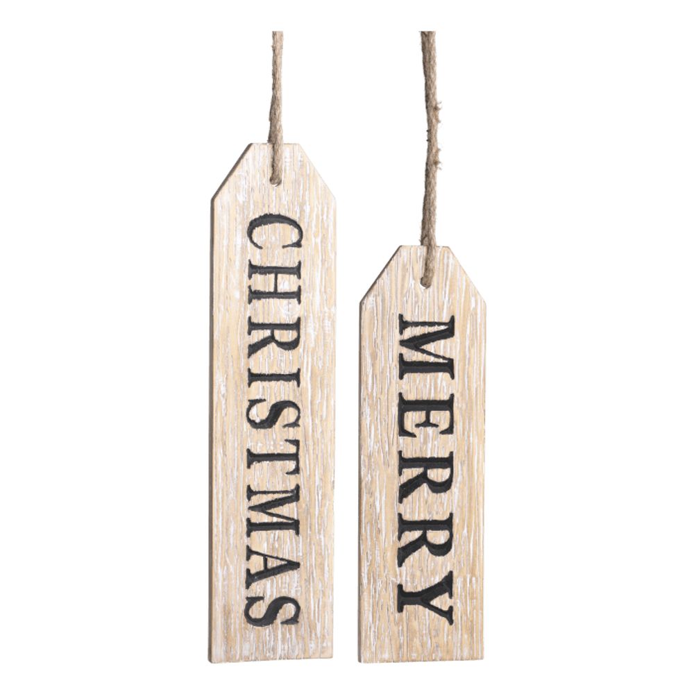 Skilt Merry Christmas fra Chic Antique