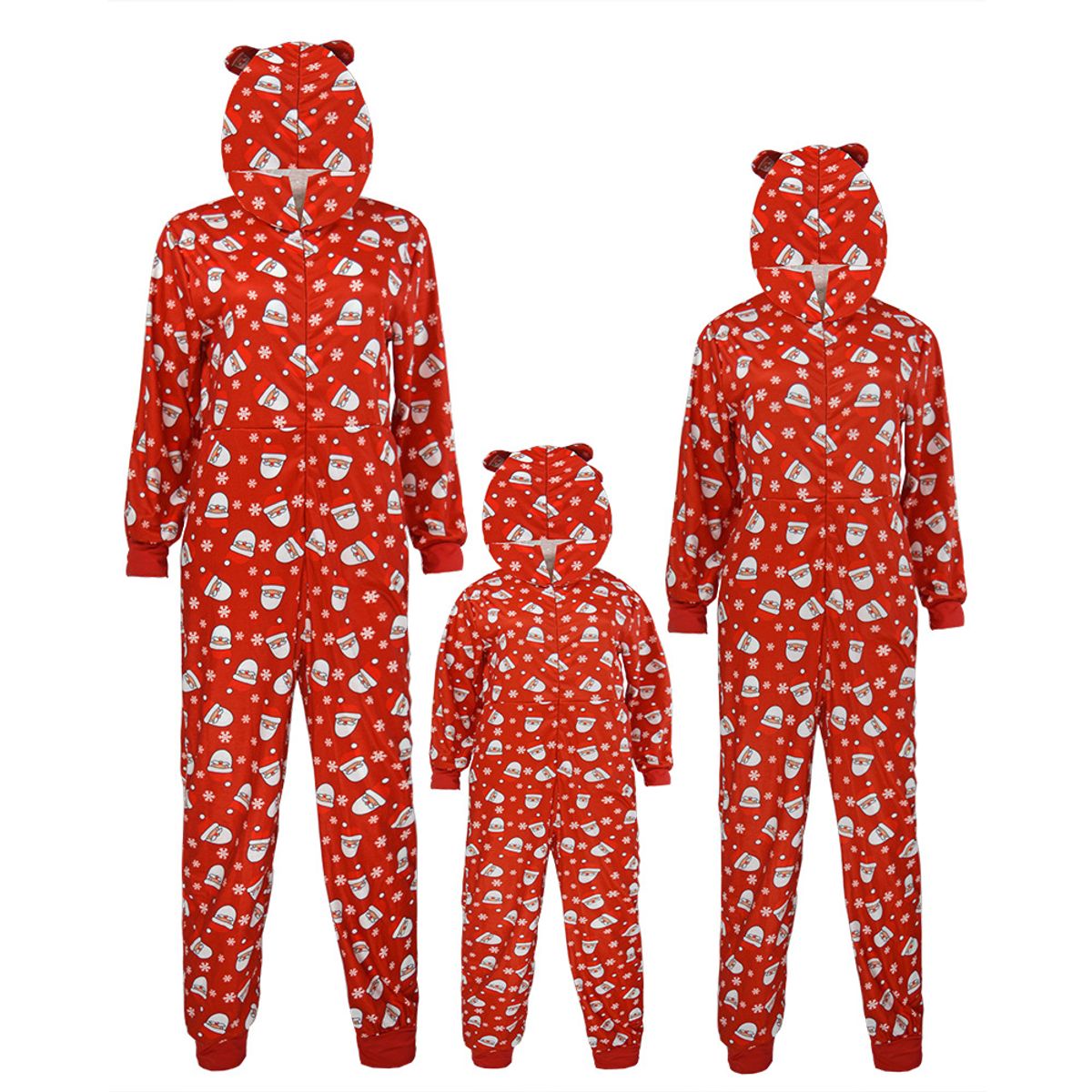 Julepyjamas jumpsuit Nisse herre - Match hele familien