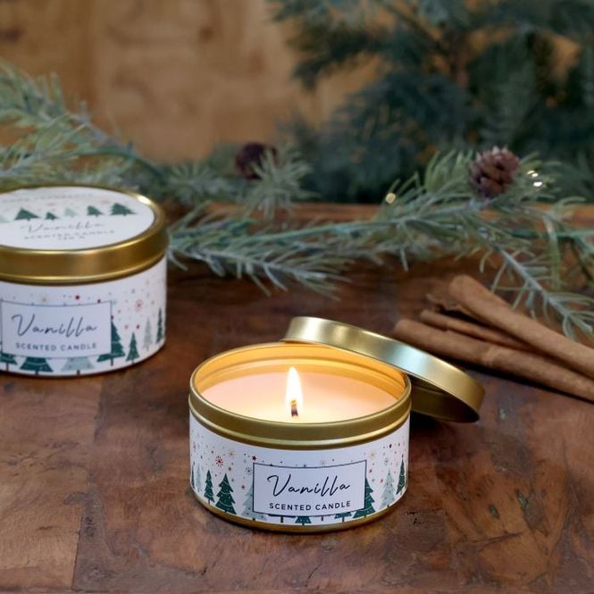 Hovedbilde Duftlys Vanilla fra Chic Antique - 12 timer brennetid