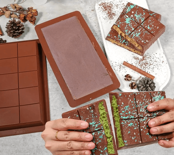 Hovedbilde Enkel Dubai Sjokoladeform - Lag din egen luksussjokolade