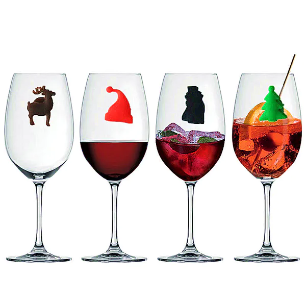 Hovedbilde Glassmarkør julemotiv 12 motiver 