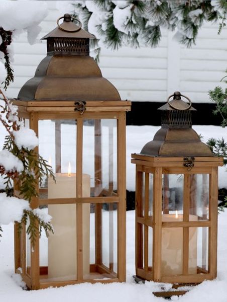 Hovedbilde Sett med 2 lykter fra Chic Antique