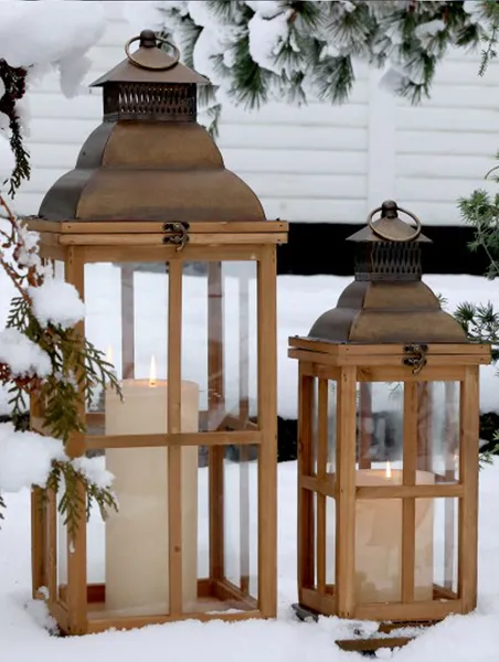 Hovedbilde Sett med 2 lykter fra Chic Antique