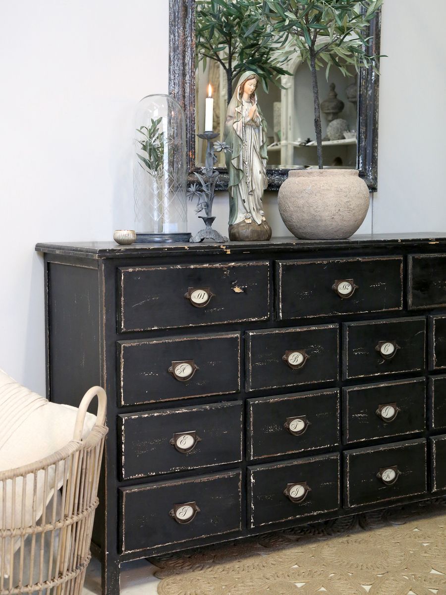 Kjøpmannsdisk med 15 skuffer fra Chic Antique