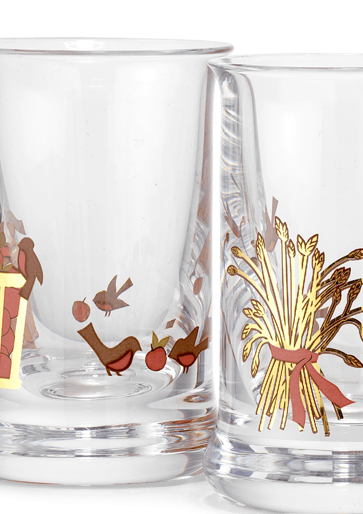 Holmegaard 2 pk juledrammeglass