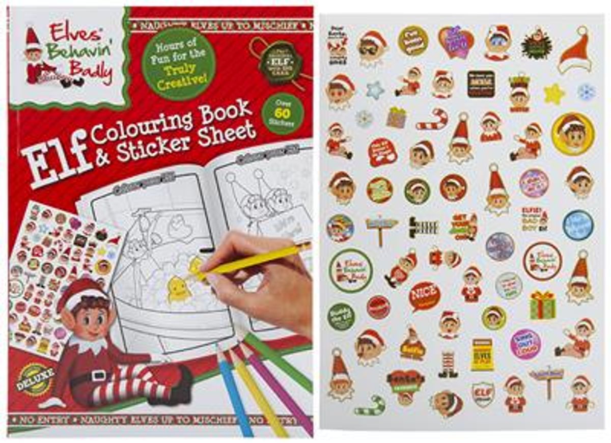 Rampenissen Aktivitetsbok - Fargebok med Stickers