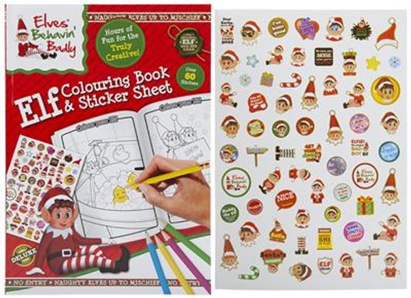Hovedbilde Rampenissen Aktivitetsbok - Fargebok med Stickers