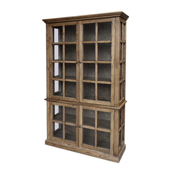 Hovedbilde Vitrineskap Med 4 Dører/Hyller Fra Chic Antique