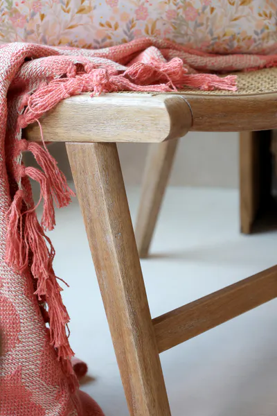 Hovedbilde Loungestol med flettet sete og rygg fra Chic Antique
