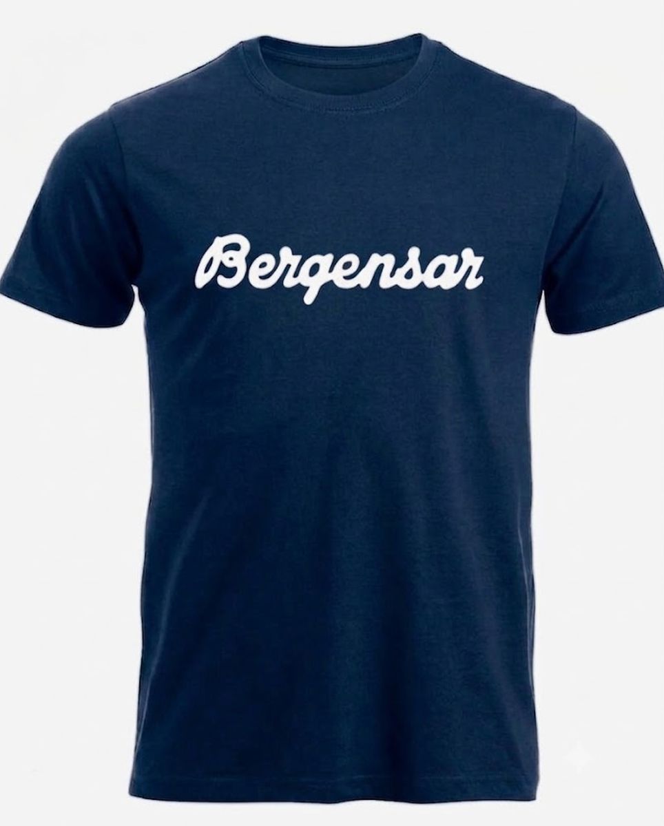 Bergensar t-shirt i marine 