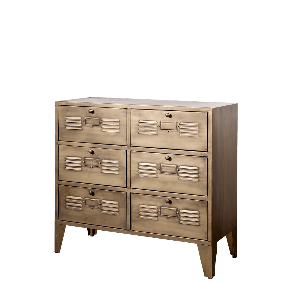 Kommode med. 6 skuffer fra Chic Antique