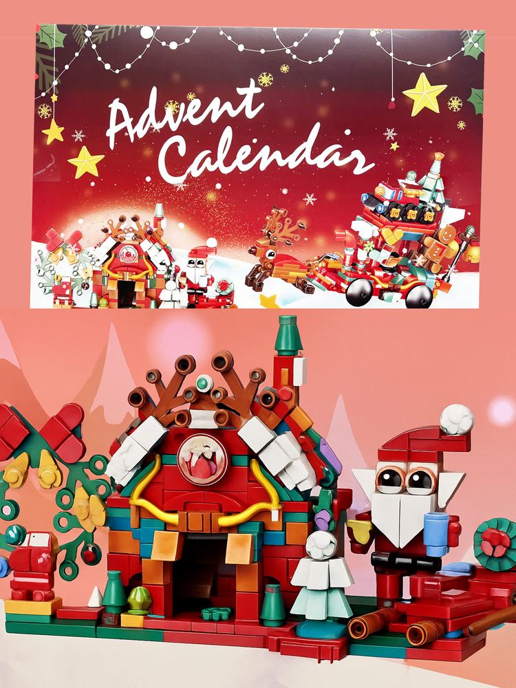 Bygg din egen julelandsby – Julekalender med 24 byggesett!