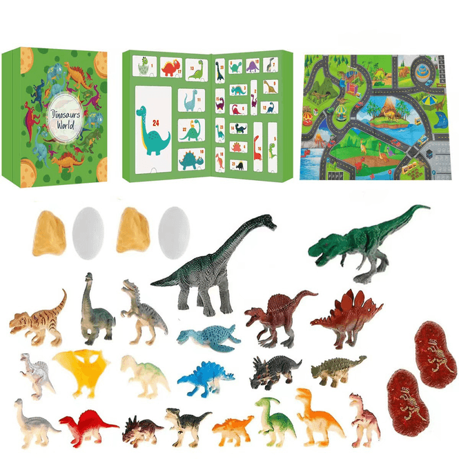 Hovedbilde Julekalender fylt med dinosaurer