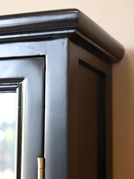 Hovedbilde Marseille Sort Veggskap med 4 hyller fra Chic Antique