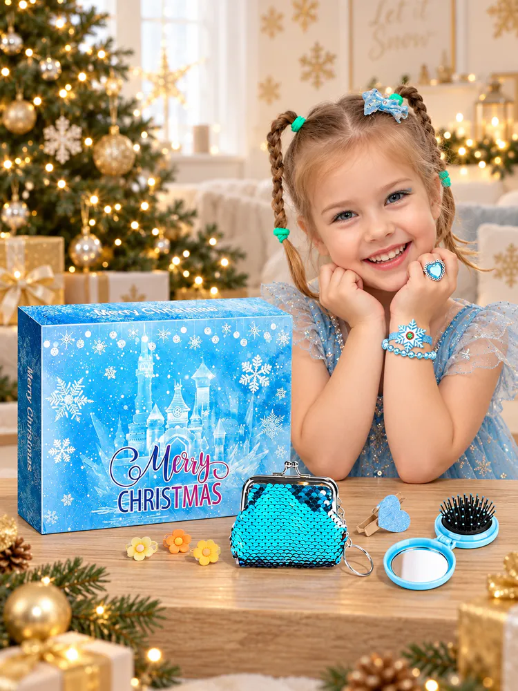 Julekalender fylt med prinsesse accessories