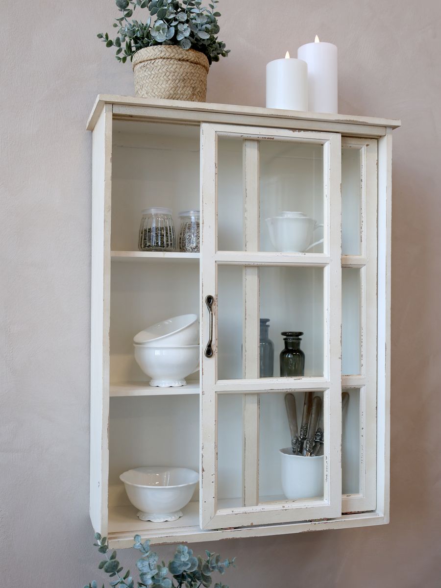 Veggskap med skyvedør fra Chic Antique