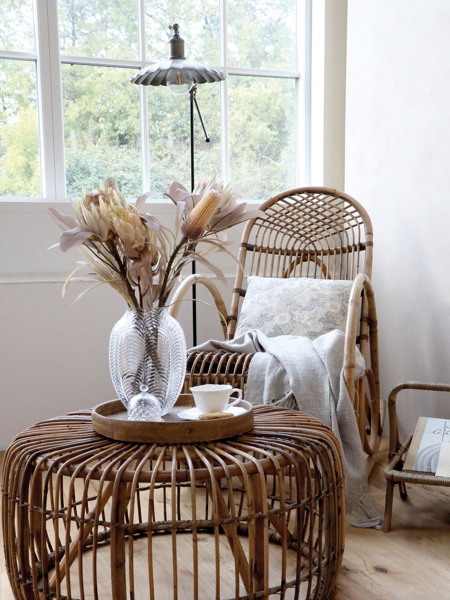 Lekker fransk gyngestol i rotting fra Chic Antique