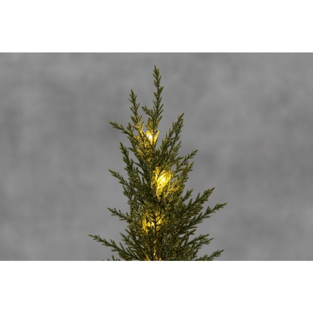 Juletre med 8 LED lys -  48 cm