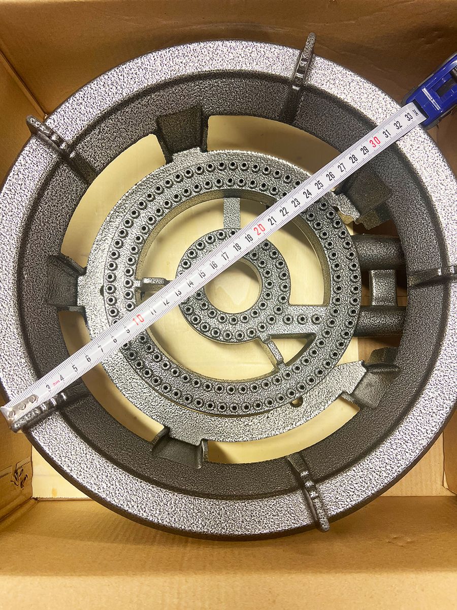 Gasskoker / Krabbekoker 9 Kw - Elektronisk Tenning - 2 brennere